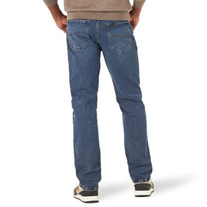 Washed blue straight jeans - Image 2