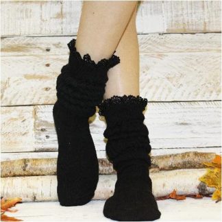 Vintage lace socks