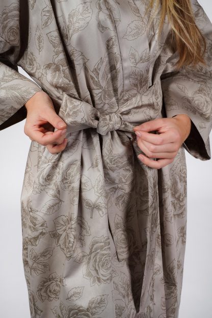 Vintage Jacquard Satin Nightgown - Image 4