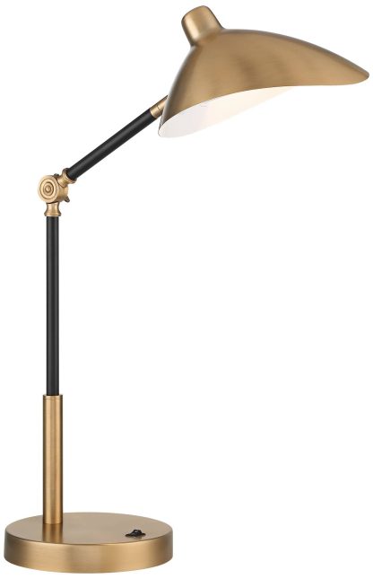 Retro style metal adjustable table lamp