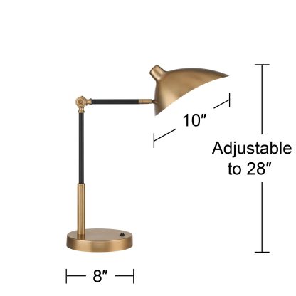 Retro style metal adjustable table lamp - Image 6
