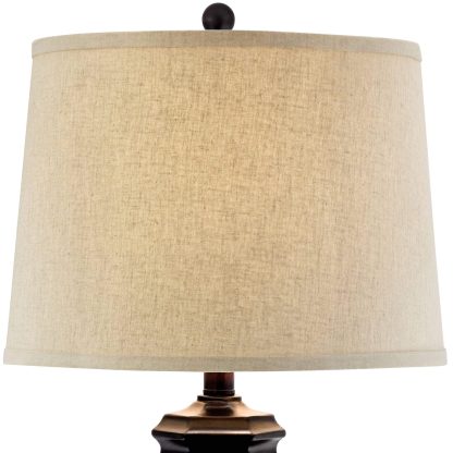 Woven pattern retro table lamp - Image 8