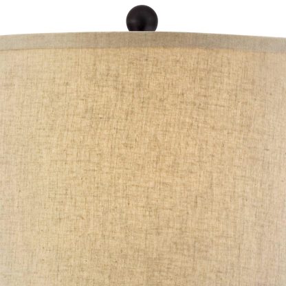 Woven pattern retro table lamp - Image 5