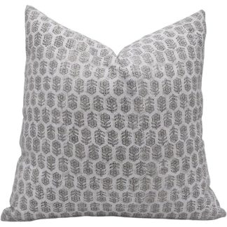 Geometric Plant Jacquard Pillowcase