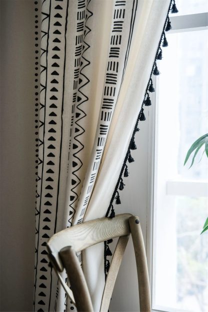 Geometric Bohemian Curtains - Image 2