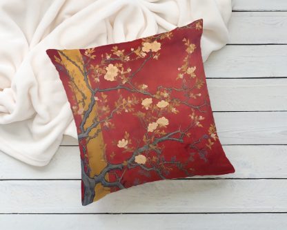 Chinese style flower and bird pillow - Image 6