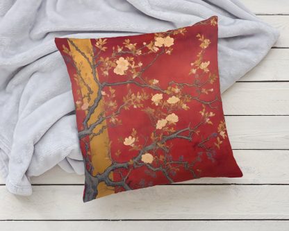 Chinese style flower and bird pillow - Image 2