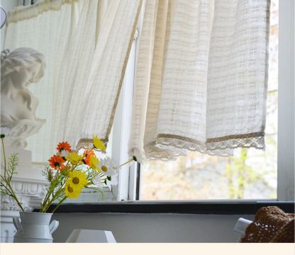 Simple striped half curtain - Image 4