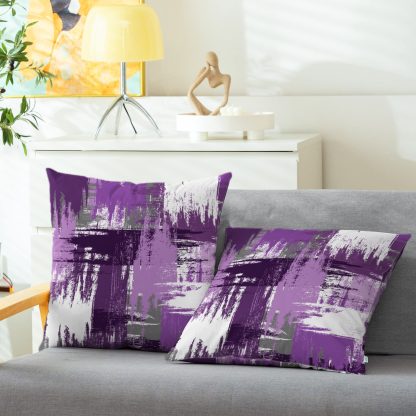 Artistic brushstroke pillowcase - Image 3