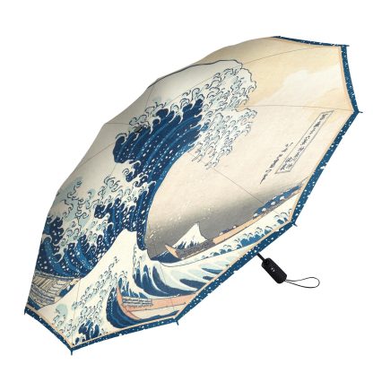 Kanagawa Great Wave Sunny and Rainy Day Umbrella - Image 5