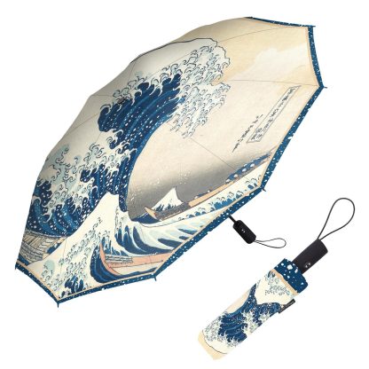 Kanagawa Great Wave Sunny and Rainy Day Umbrella