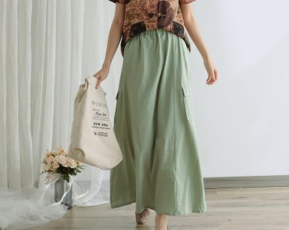 High waist pocket maxi skirt - Image 5