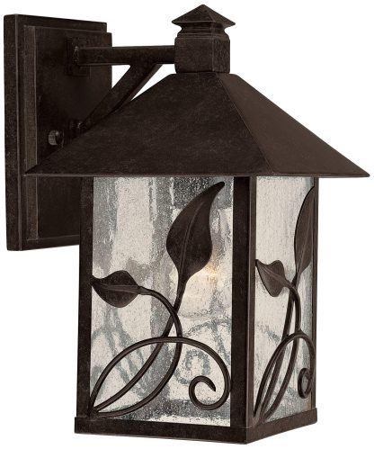 Pastoral Flower Wrought Iron Outdoor Wall Lamp - Image 6