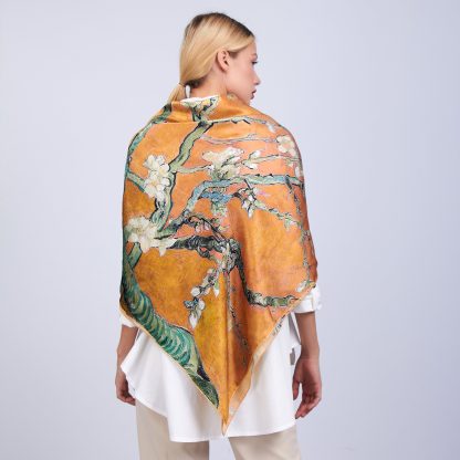Art Collection Silk Scarf - Image 5