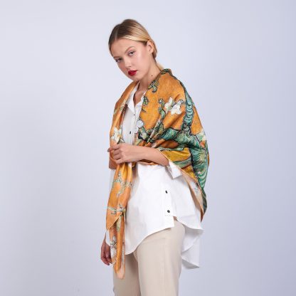 Art Collection Silk Scarf - Image 2