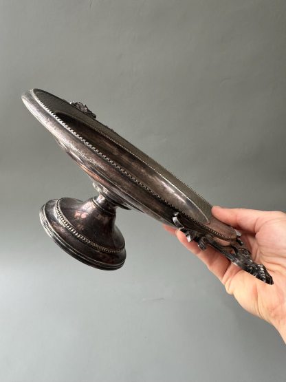 Vintage carved metal tray - Image 2