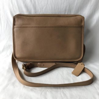 Vintage leather messenger bag