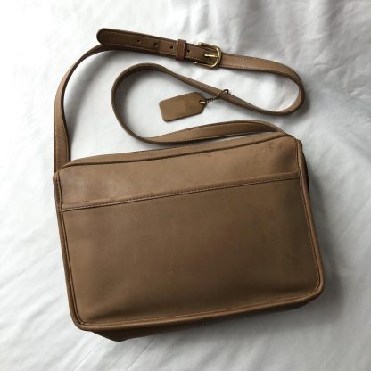 Vintage leather messenger bag - Image 3