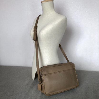 Vintage leather messenger bag - Image 2