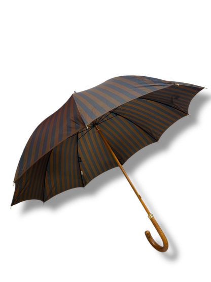Retro striped long handle umbrella - Image 8