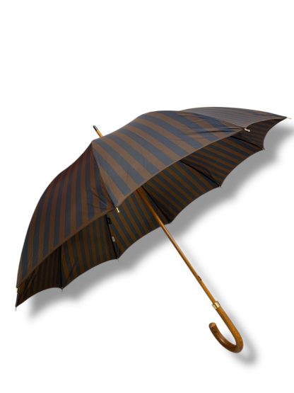Retro striped long handle umbrella - Image 7