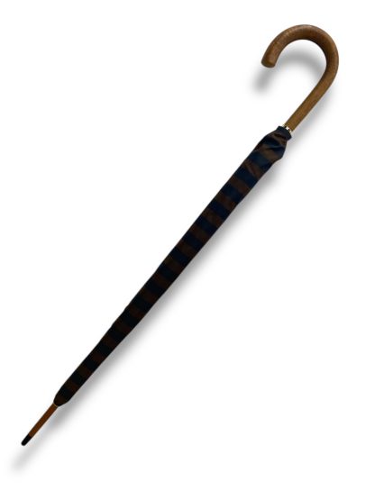 Retro striped long handle umbrella - Image 6