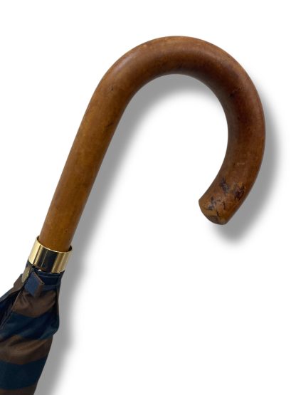 Retro striped long handle umbrella - Image 2
