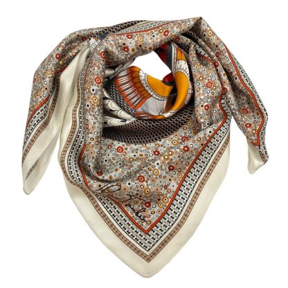Dream Owl Silk Square Scarf - Image 6