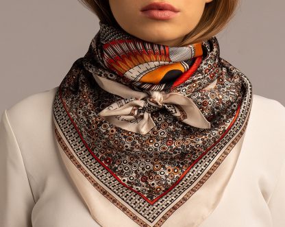 Dream Owl Silk Square Scarf