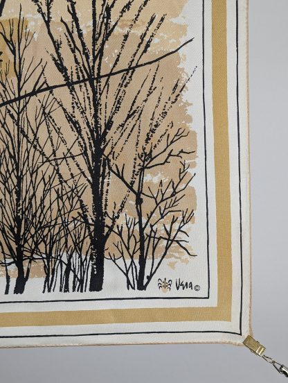 Art Forest Print Large Square Scarf - Image 5