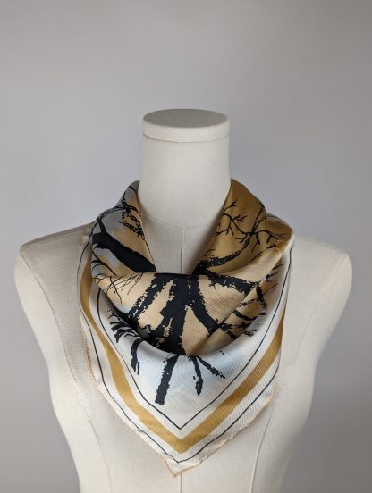 Art Forest Print Large Square Scarf - Image 3