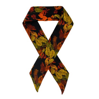 Vintage silk scarf - Image 7