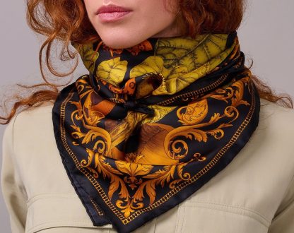 Vintage silk scarf - Image 6