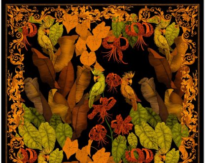 Vintage silk scarf - Image 5