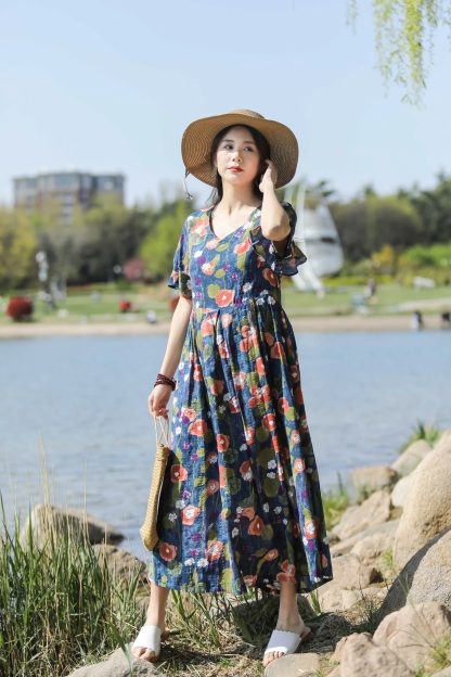 Self-heating printed dress