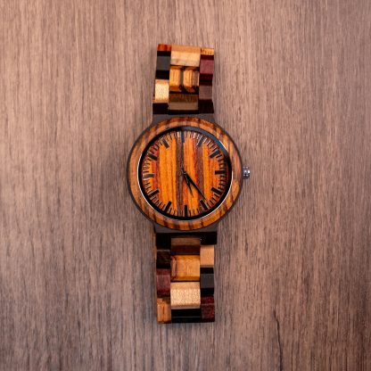 Creative splicing wooden watch - Image 5
