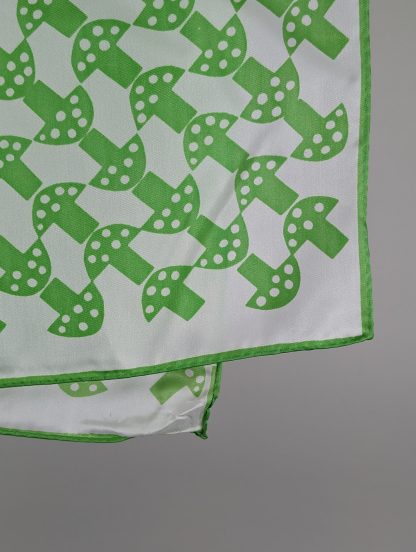 Fresh plaid silk long scarf - Image 6