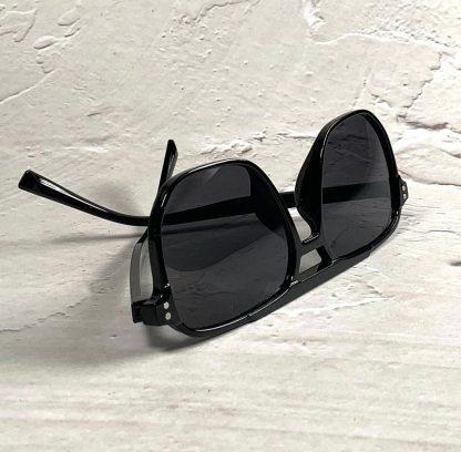 Cool black frame double beam sunglasses - Image 5