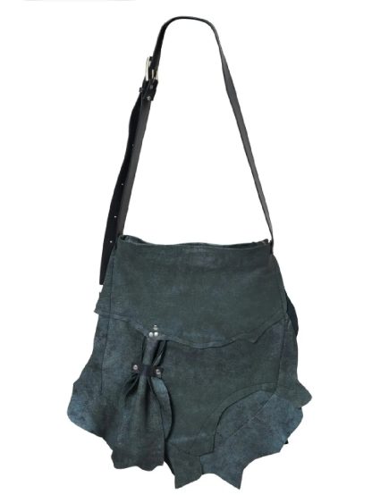 Retro distressed irregular crossbody bag - Image 5