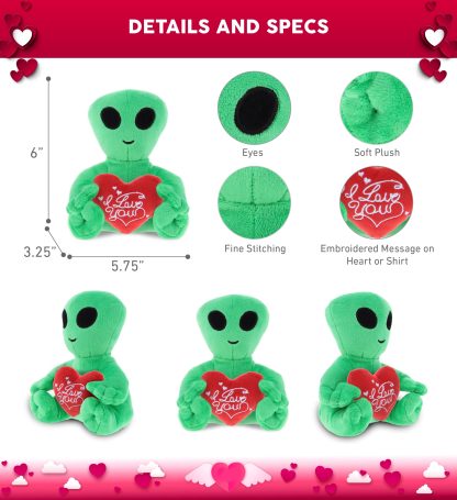 Romantic Love Alien Plush Toy - Image 2