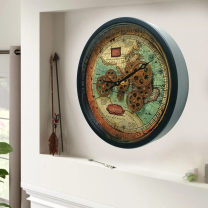 Retro marine gear wall clock - Image 4