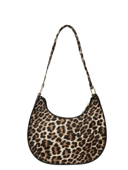 Leopard print fashionable underarm bag - Image 6
