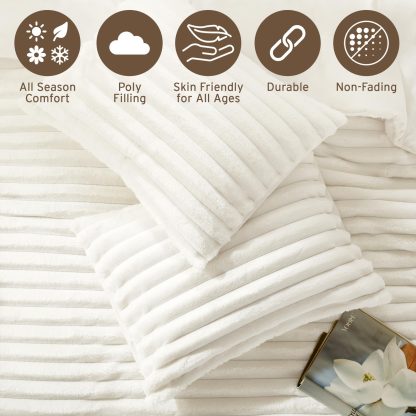 Plush textured bedding set - Image 2