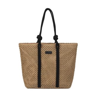 Straw tote bag