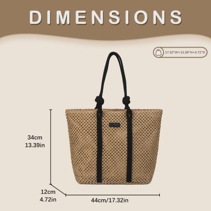 Straw tote bag - Image 5