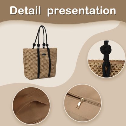 Straw tote bag - Image 4