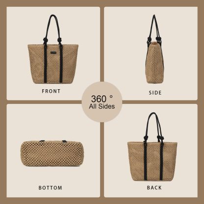 Straw tote bag - Image 3