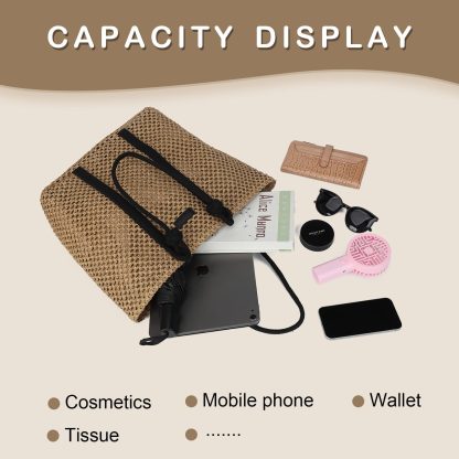 Straw tote bag - Image 2