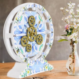 Romantic Art Gear Table Clock