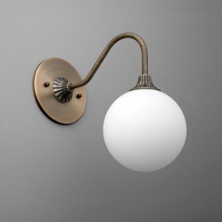 Retro spherical wall lamp